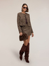 Tweed jacket with metal buttons image number 2