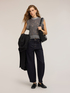 Openwork lace-stitch sweater image number 2