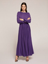 Vestito maniche lunghe in jersey lurex image number 0