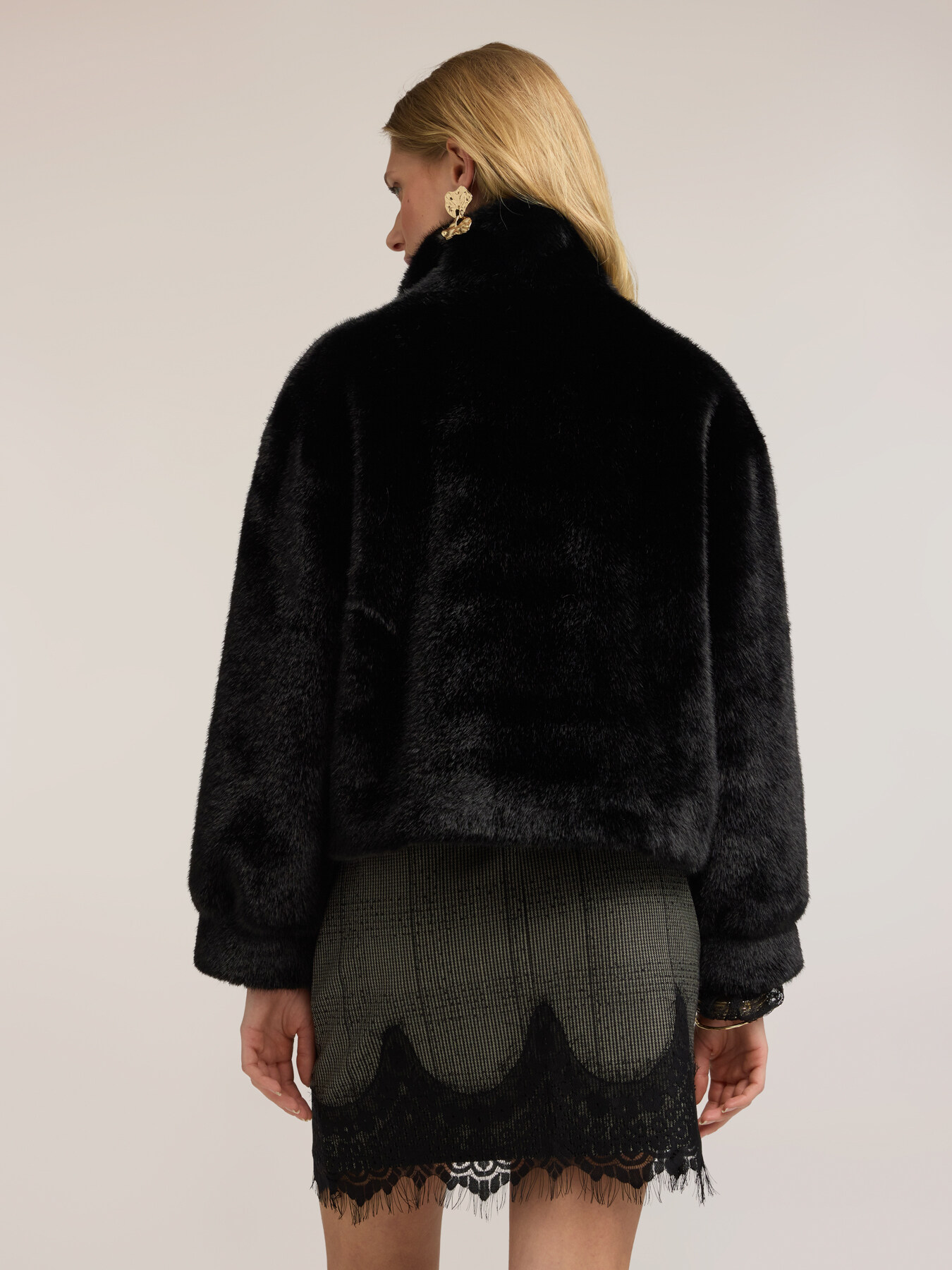 Winterjacke mit hohem Kragen image number 1