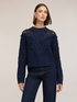 Ajour&eacute; mixed wool knitwear image number 0