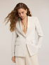 Strukturierte Jacke aus Cady mit Satindetails image number 0