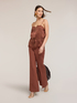 Pantalon flare en m&eacute;lange de lin image number 2