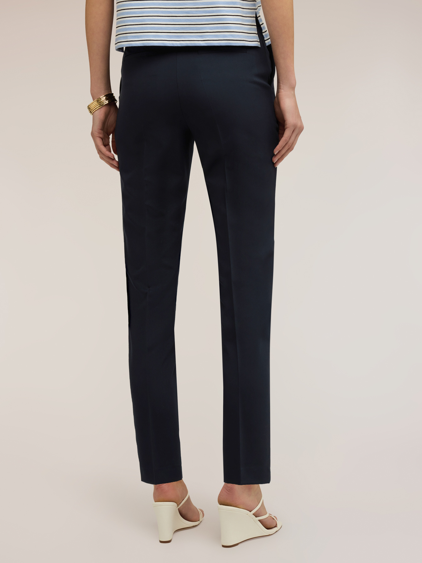 Pantalon regular en polyviscose image number 1