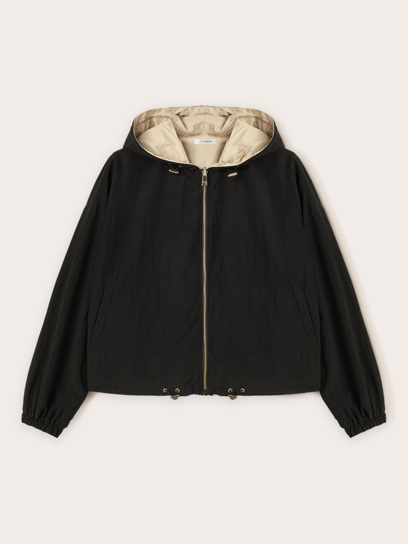 Kurze Nylonjacke, beidseitig tragbar image number 6