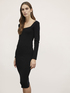 Soft viscose knit sheath dress image number 2