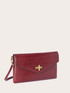 Pochette plate souple effet croco image number 3