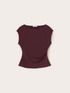 Top con drapeado lateral image number 4