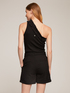 Ribbed jersey one-shoulder top image number 1