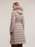 Long down jacket with hood image number 1