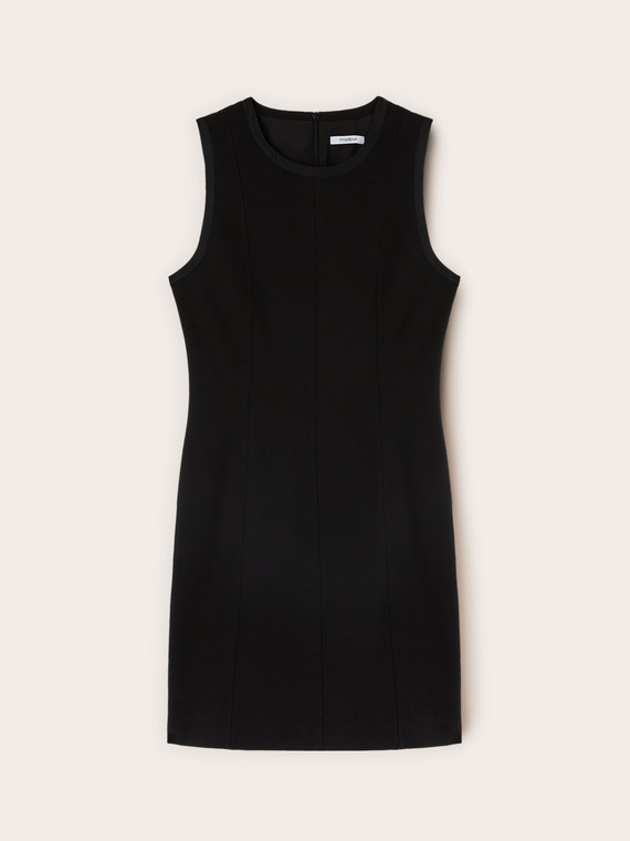Sheath dress in Milano stitch
