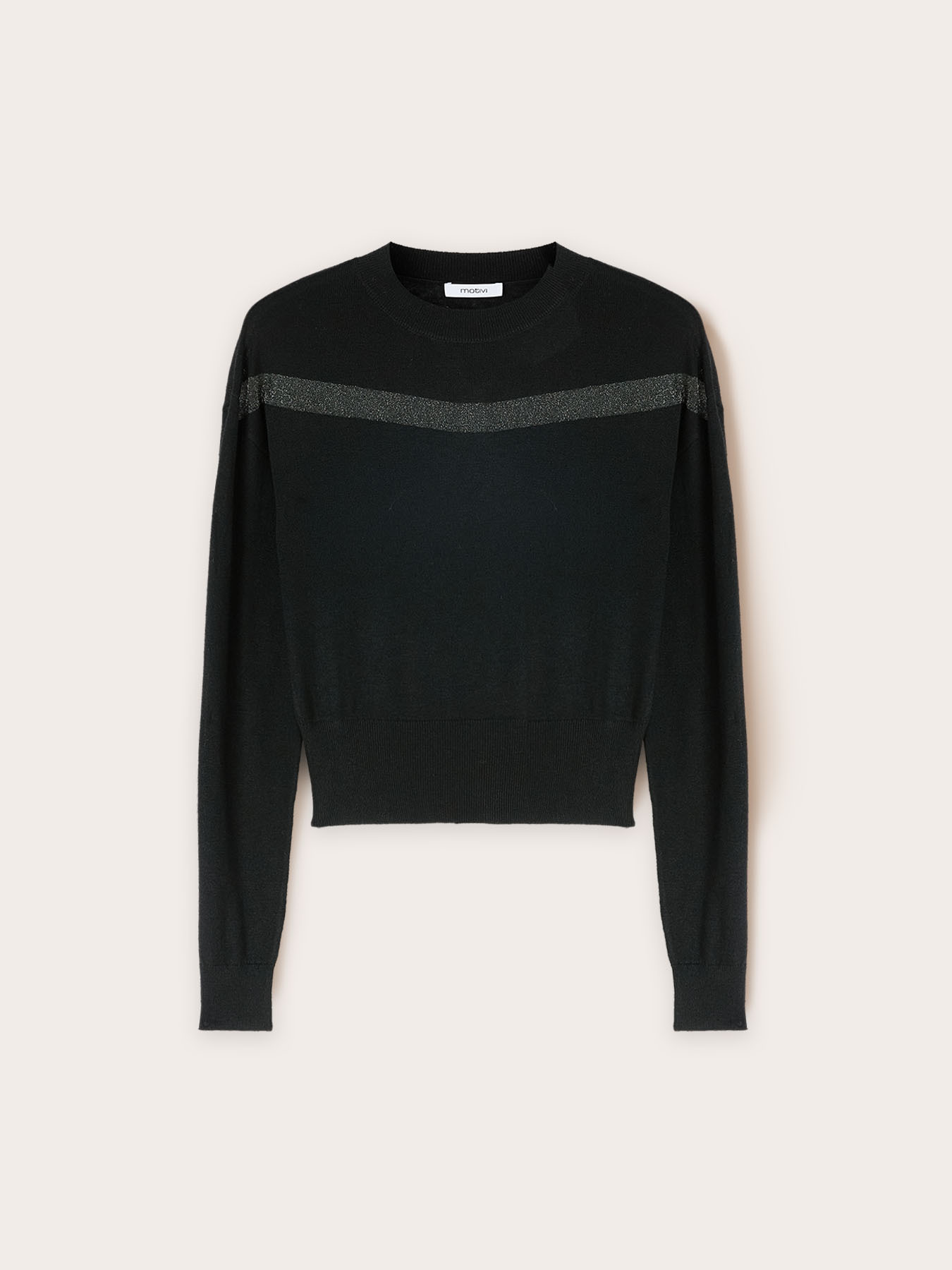 Sweater with transparent insert image number 4