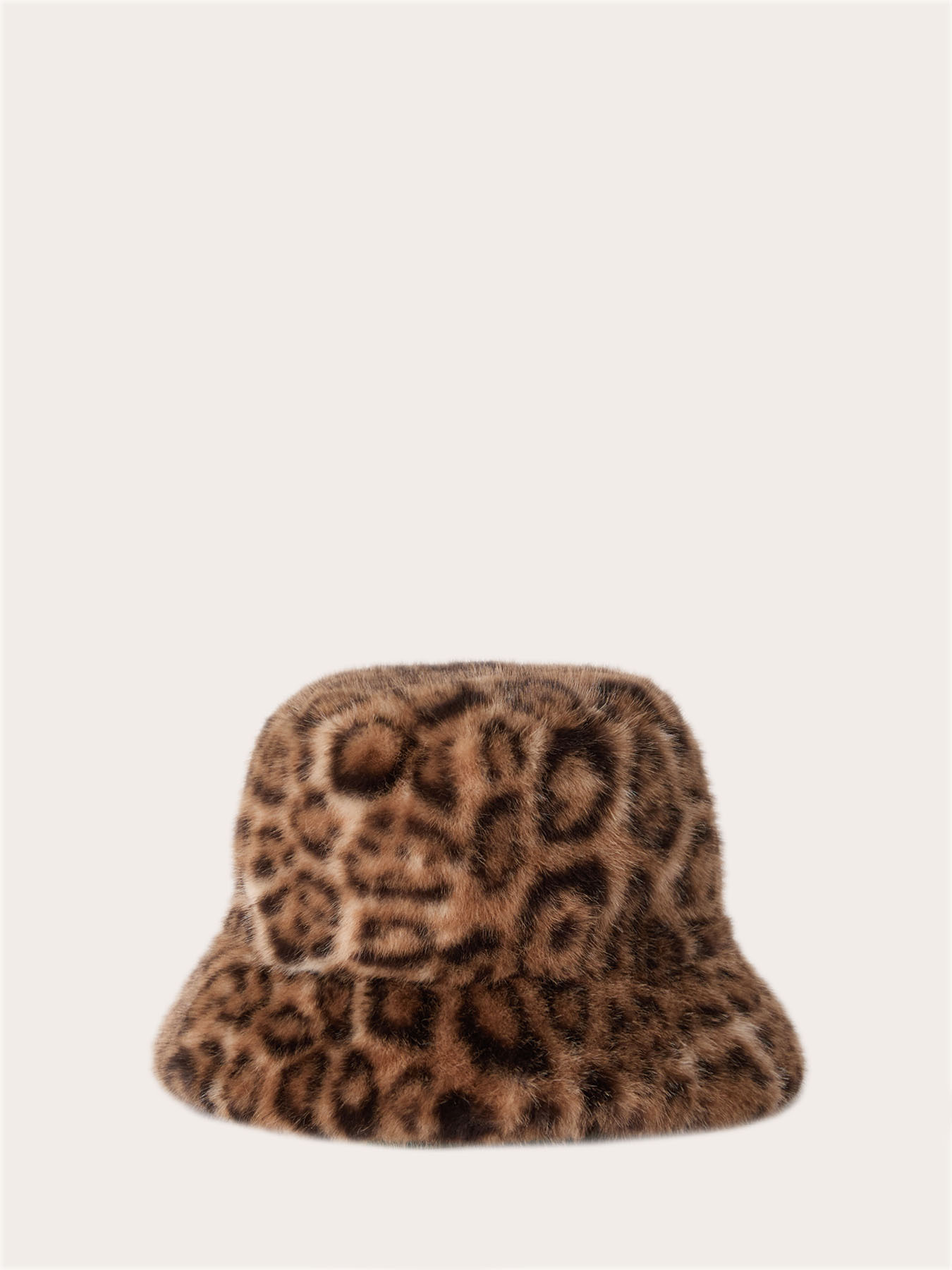 M&uuml;tze mit Teddy-Effekt in Animalier-Fantasie image number 1