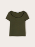 T-shirt with cut-out details image number 4
