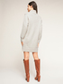 Knit dress with embossed seams image number 1