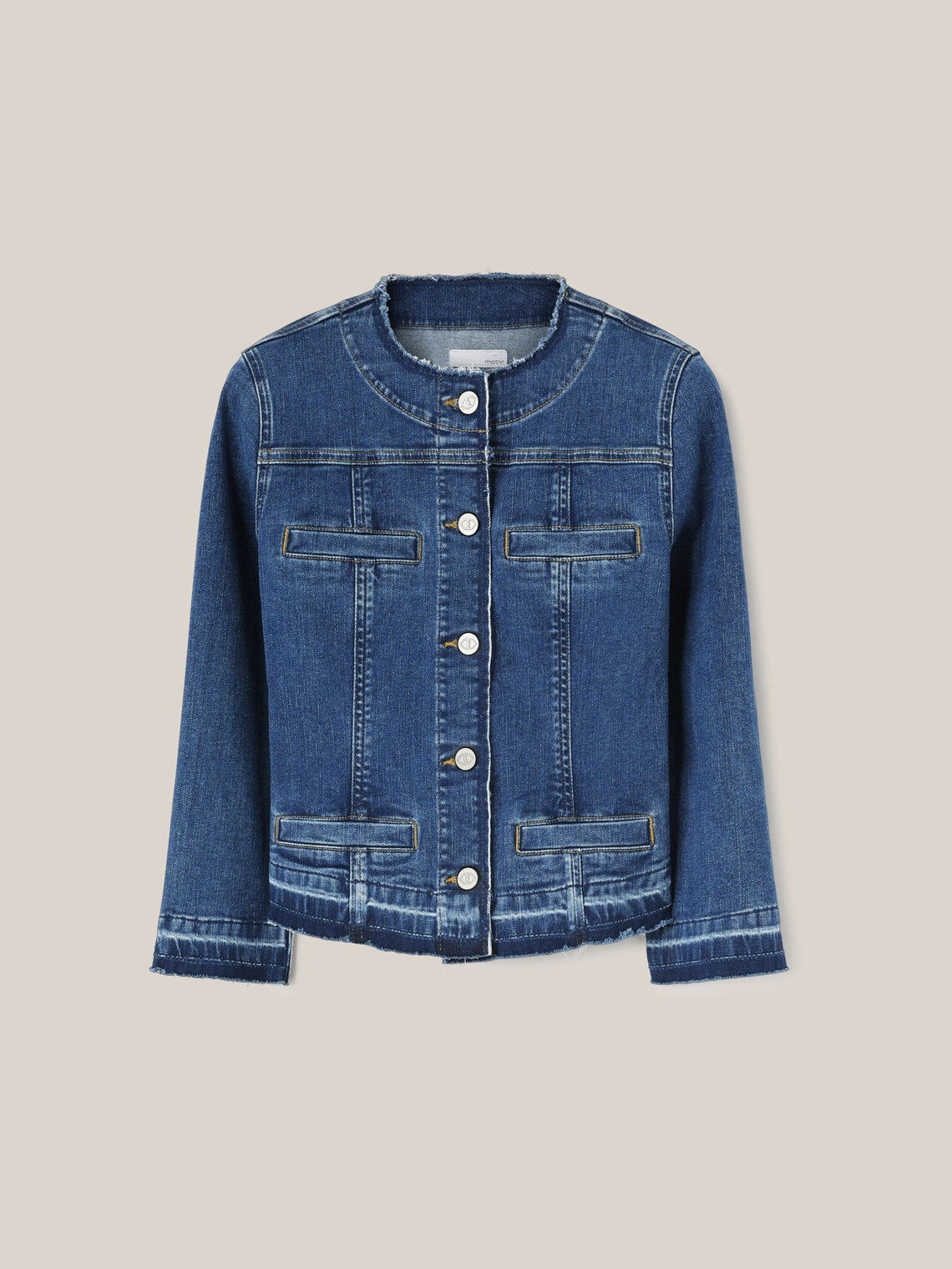 Giubbotto in denim blu medio - Motivi.com