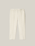 Linen viscose straight-leg trousers image number 3