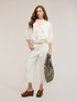 Lyocell blend shirt with lace image number 2
