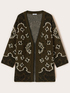 Jacquard knit cardigan over image number 4