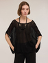 Poncho en maille lurex image number 0