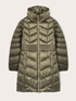 Padded high collar jacket image number 4