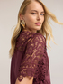 Cotton blouse with macram&eacute; insert image number 3
