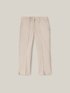 Pantalones con pierna recta de color liso image number 3