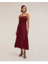 A-Linien-Kleid mit gerafftem Oberteil image number 2