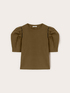 T-shirt avec manches bouffantes et pierres image number 4