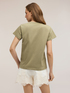 Jersey T-shirt with embroidered text image number 1