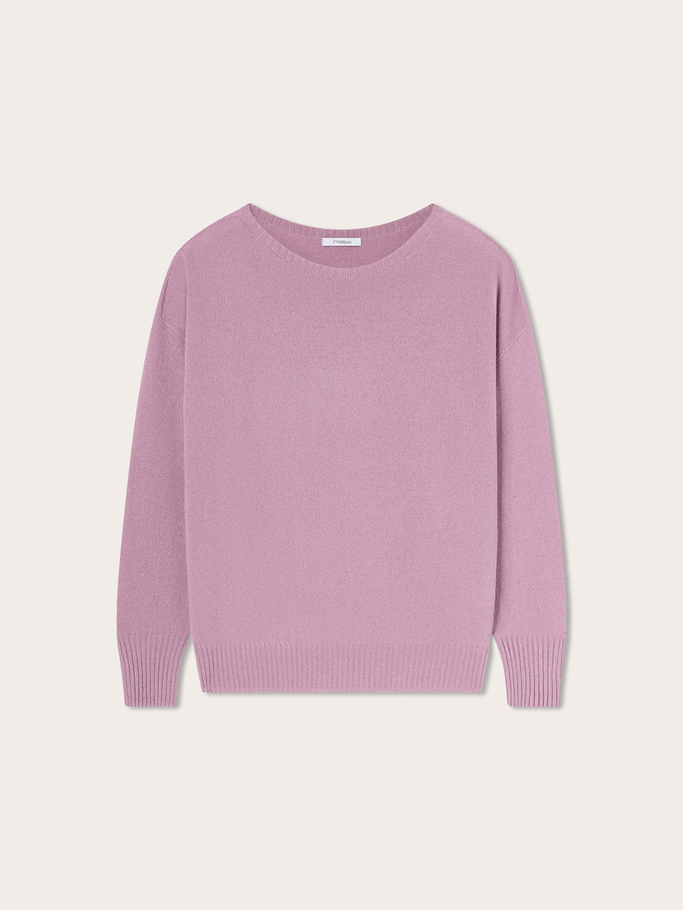 Wool boat-neck sweater image number 4