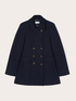 Wool blend double-breasted coat image number 4