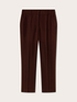 Regular trousers with pressed crease image number 3