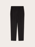 Regular fit trousers in milano stitch image number 4