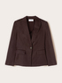 Blazer din amestec de in și lyocell image number 4
