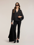 Polka dot georgette shirt with pleats image number 2