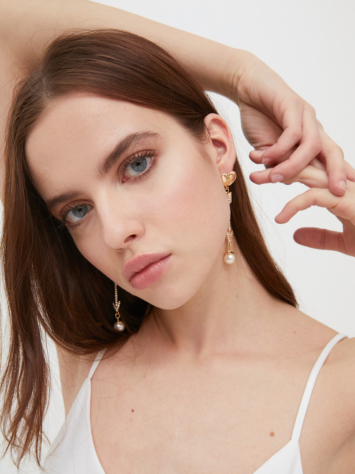 Boucles d&rsquo;oreilles longues en forme de fl&egrave;che image number 2