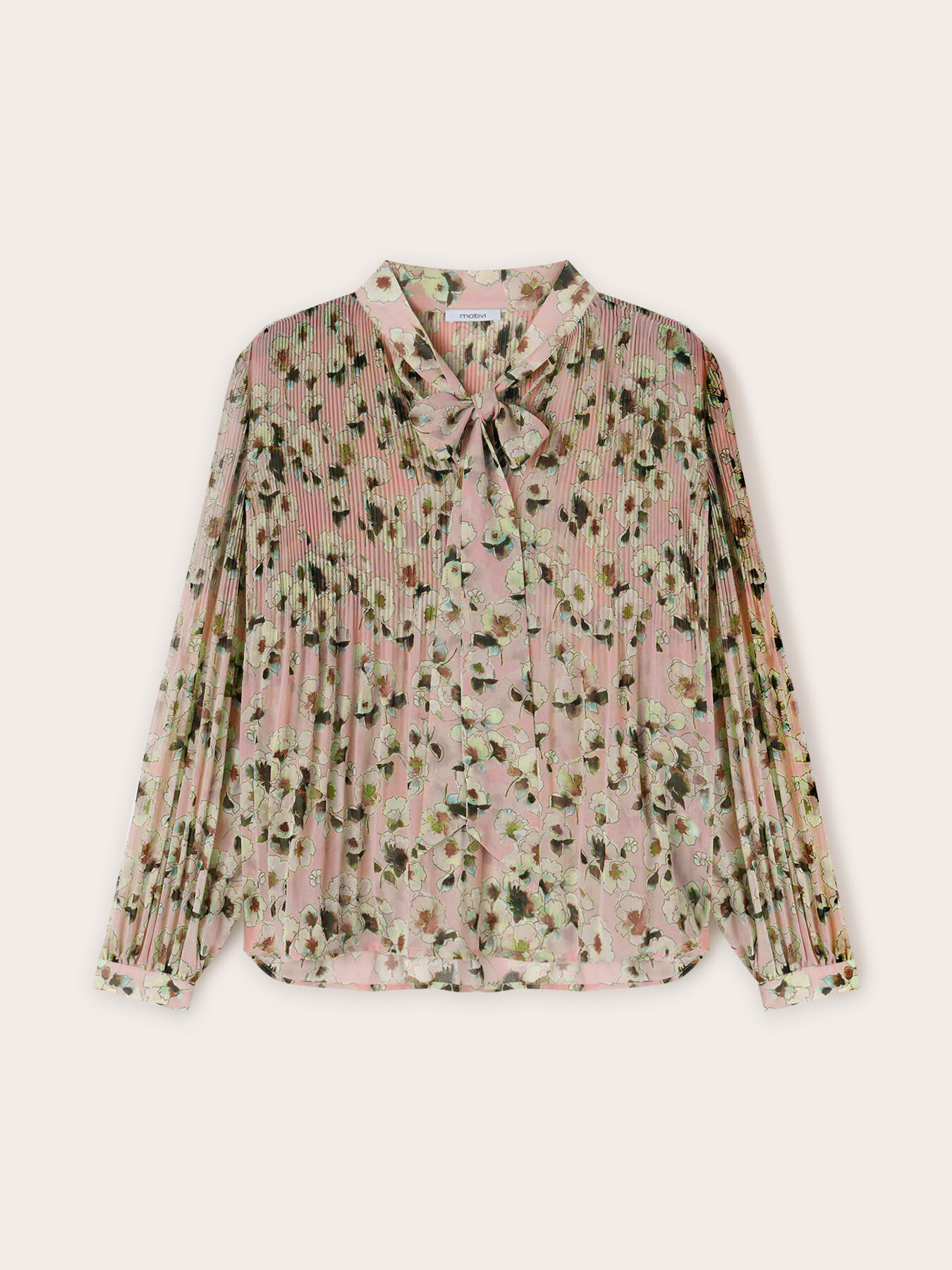 Floral patterned chiffon blouse image number 4