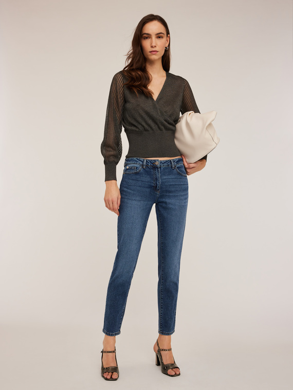 Motivi Jeans slim fit Kendall Donna, Blu, Taglia 38