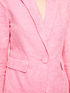 Long cotton linen blazer jacket image number 2
