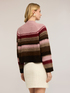 Striped wool blend sweater image number 1