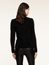 Lurex sweater with square neckline image number 1