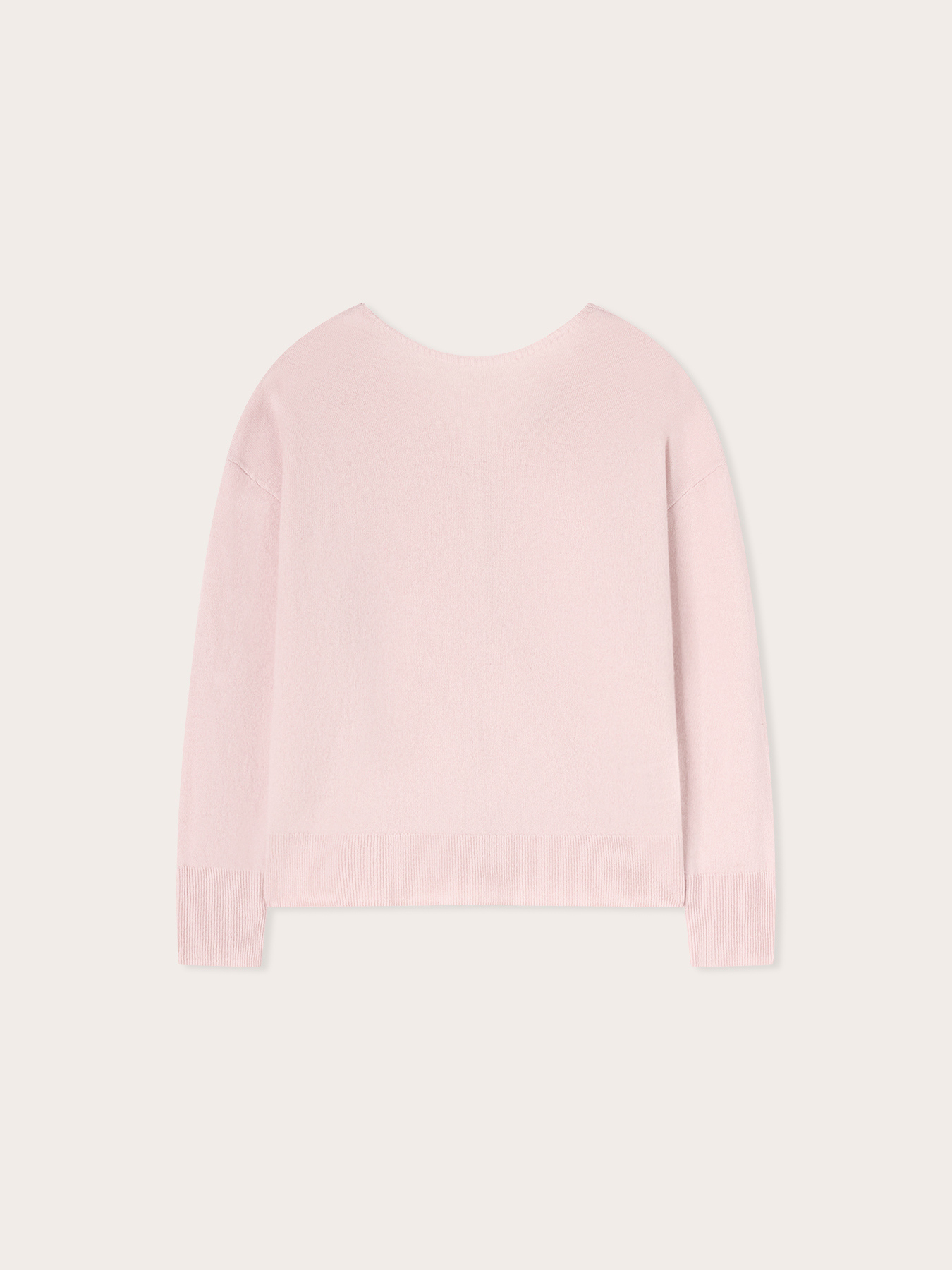 Wool sweater with back buttoning image number 4