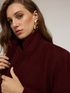 Double-breasted coat in wool blend drap image number 3