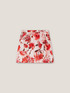 Falda corta floral con bolsillos con solapa image number 3