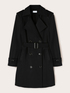 Double-breasted technical fabric trench-coat image number 4