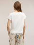 Jersey t-shirt with sangallo embroidery image number 1