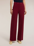 Fluid palazzo pants in viscose blend image number 0