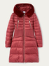 Long slim fit down jacket image number 3