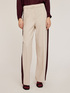 Palazzo trousers with side band image number 2